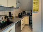 Küche mit Balkon