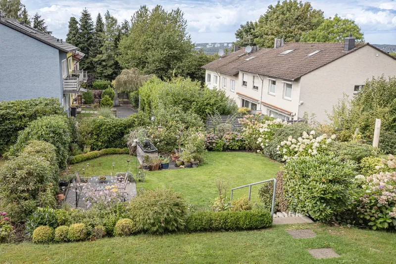 Einblick in den schönen Gemeinschaftsgarten