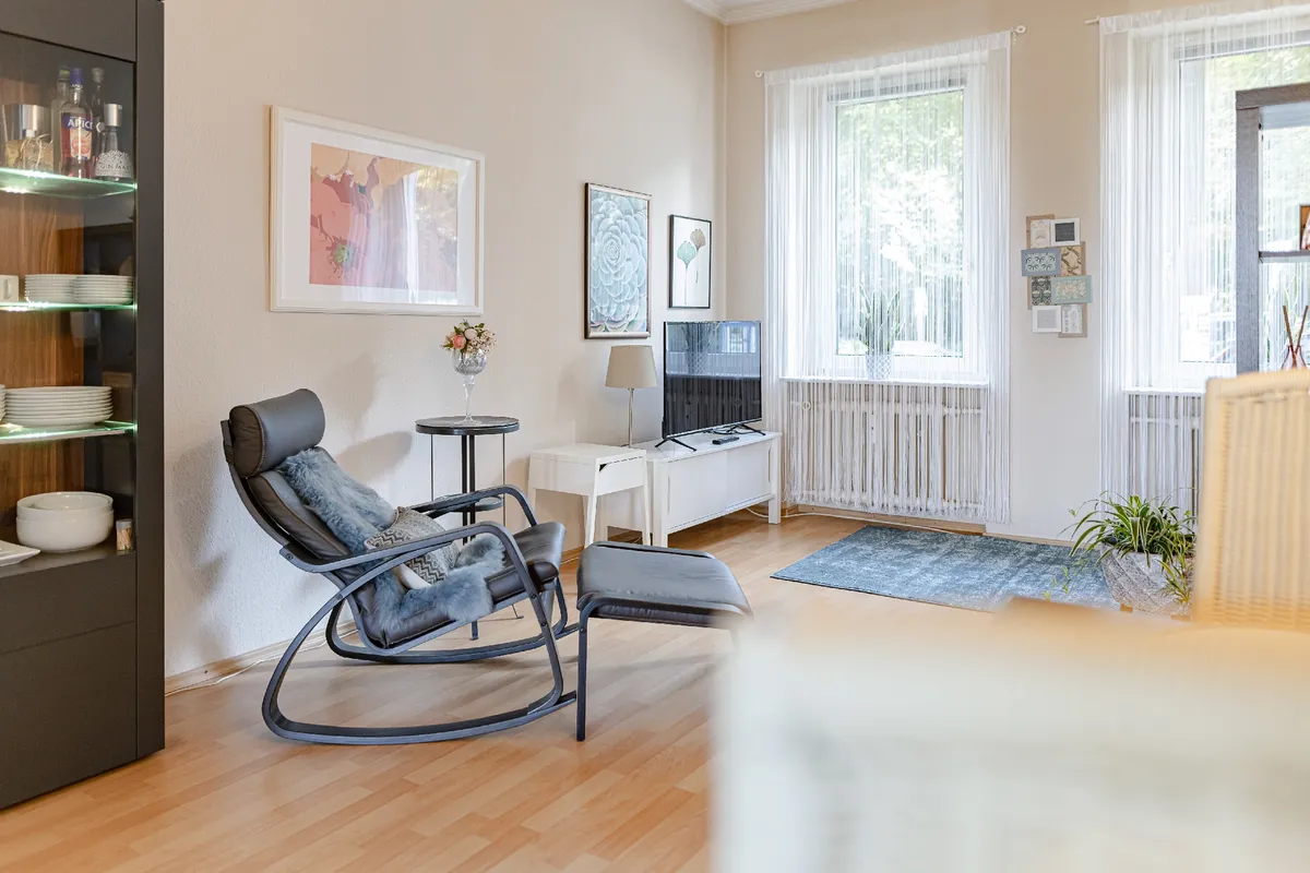 Essbereich mit Leseecke