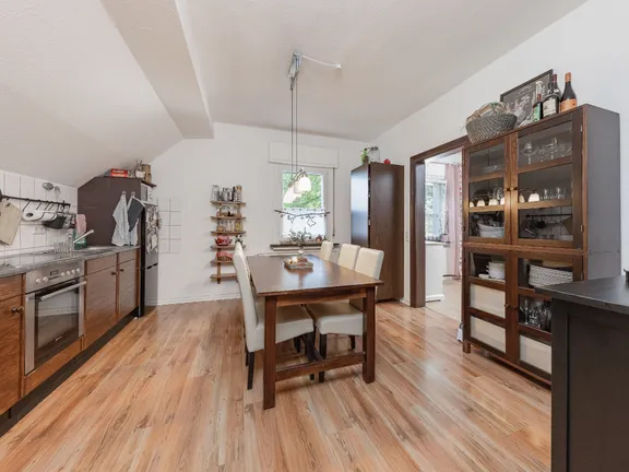 Wohnküche im Dachgeschoss