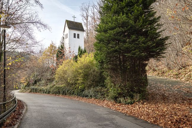 versteckt in grüner Umgebung