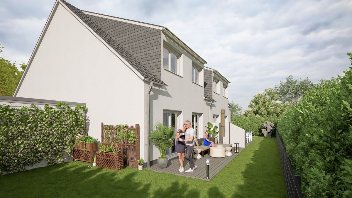 Ansicht Garten (Visualisierung)