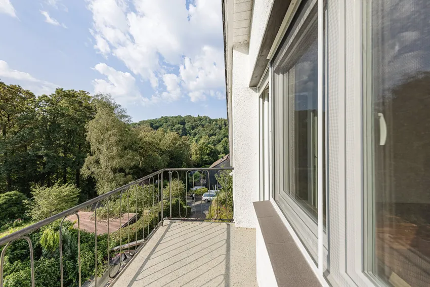 Balkon mit Fernsicht