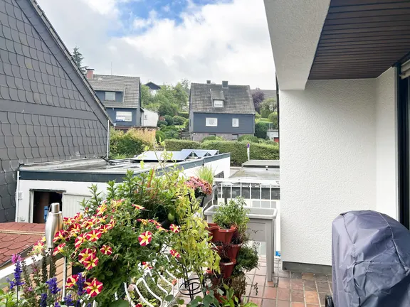 großer Balkon