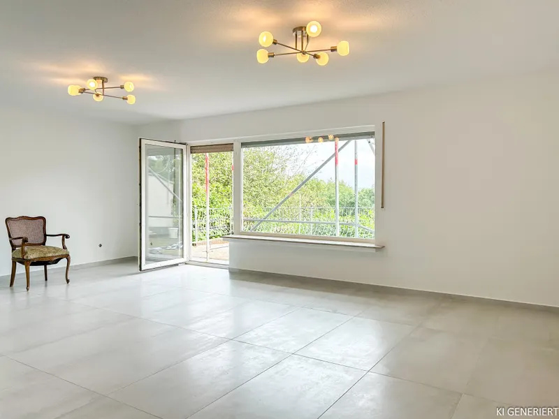 Alles auf Anfang: Frisch renovierte 1,5-Zimmer-Souterrainwohnung mit Terrasse und Grünblick - Photo 1