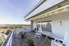 sonnige Dachterrasse