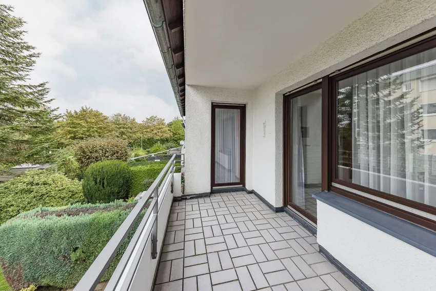 Loggia im Obergeschoss