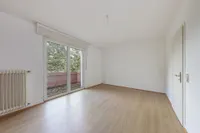 Schlafbereich mit Balkon