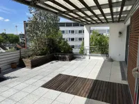 Dachterrasse mit südlicher Ausrichtung