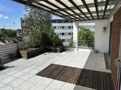 Dachterrasse mit südlicher Ausrichtung