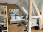 Wohnzimmer mit Balken