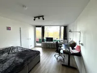 Schlafzimmer mit Balkon