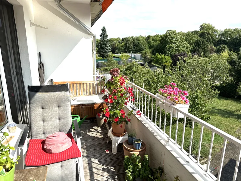 ein Balkon
