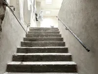 Treppenabgang zum Lager