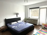 Schlafzimmer mit Balkon