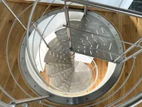 Wendeltreppe zum Schlafzimmer