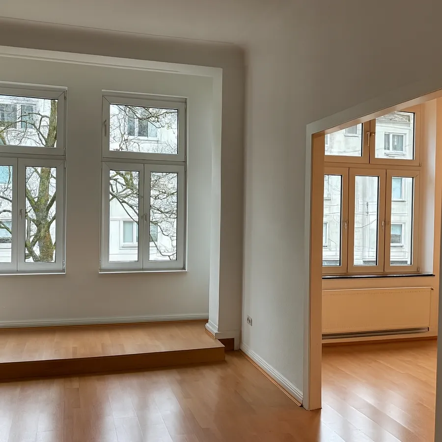 Blick Wohnzimmer zum Esszimmer