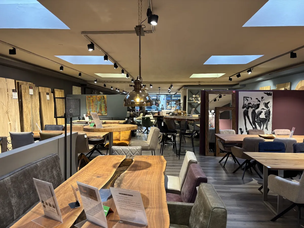 Blick von hinten nach vorne