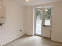 Küche mit Balkon