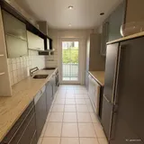 Küche mit Balkon