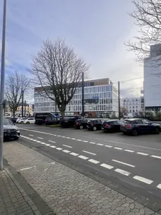 Blick von Garagenausfahrt