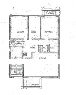 Grundriss Wohnung
