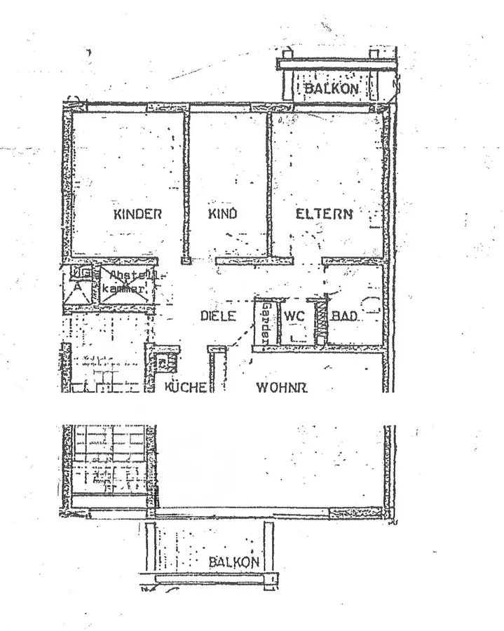 Grundriss Wohnung