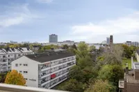 Blick vom Balkon