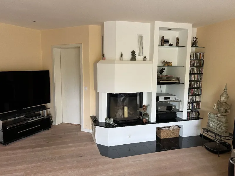 Kamin im Wohnzimmer