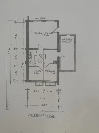 Grundriss UG