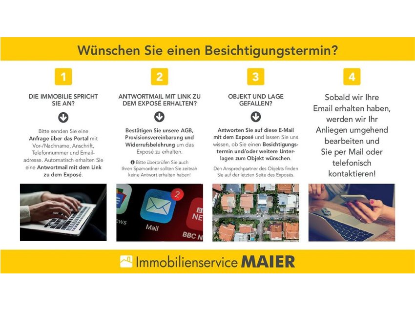 Information Besichtigungstermin