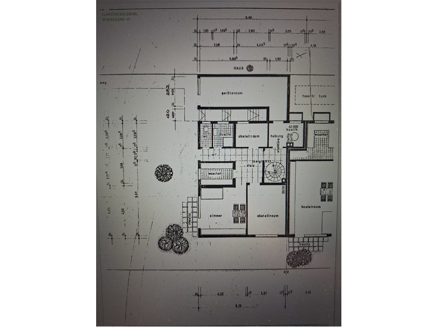 Grundriss Gartengeschoss