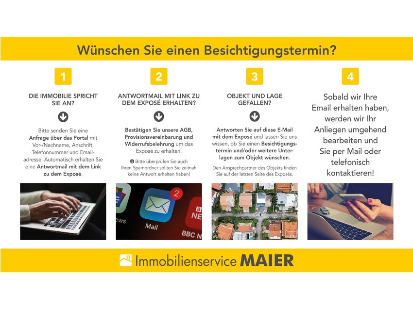 Information Besichtigungstermin