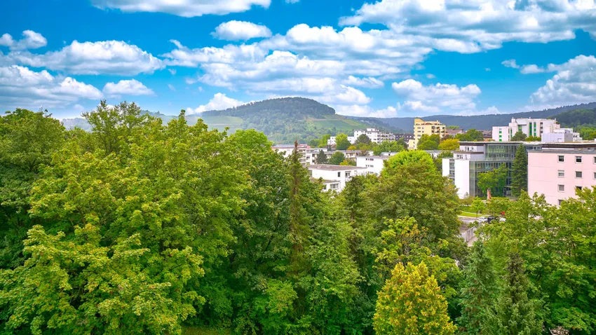 Aussicht vom Balkon