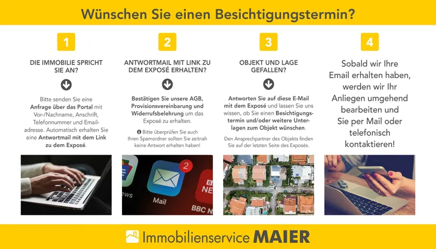 Information Besichtigungstermin