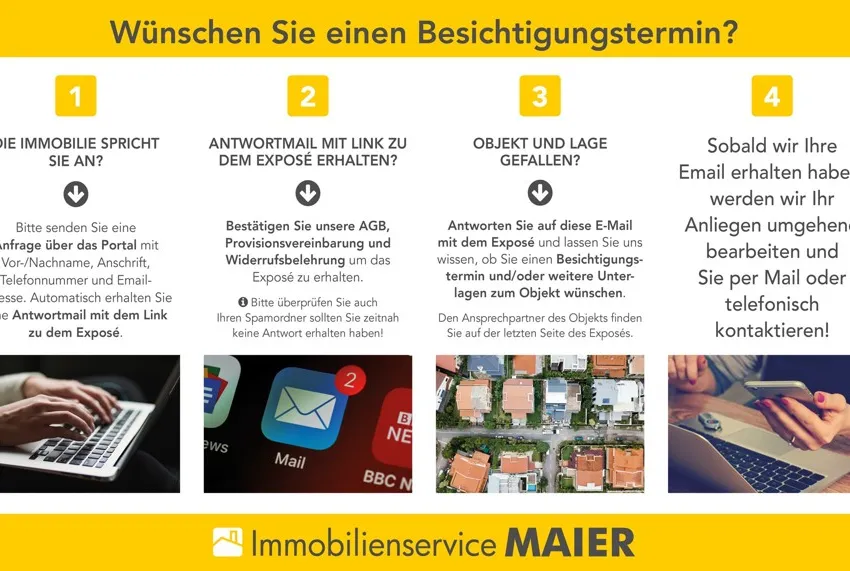 Information Besichtigungstermin