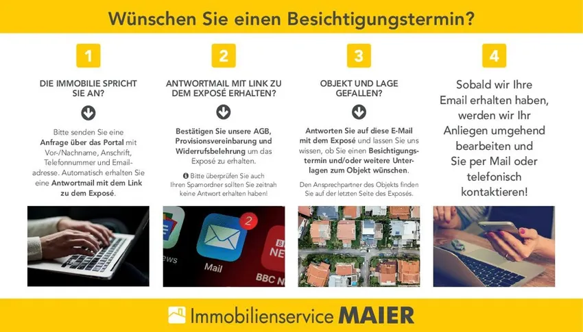 Information Besichtigungstermin