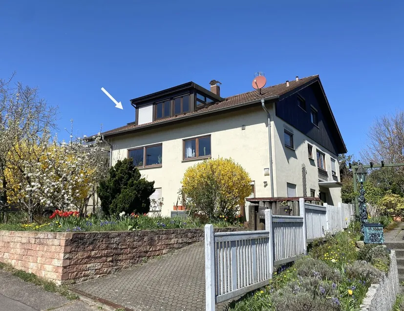 Hausansicht von Süd-Ost ...