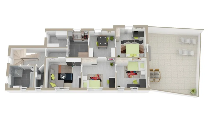 Grundriss - OG-3D