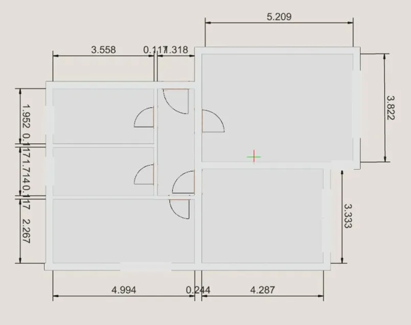 Grundriss Wohnung 3