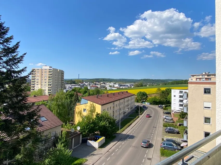 Blick vom Südwest-Balkon ...