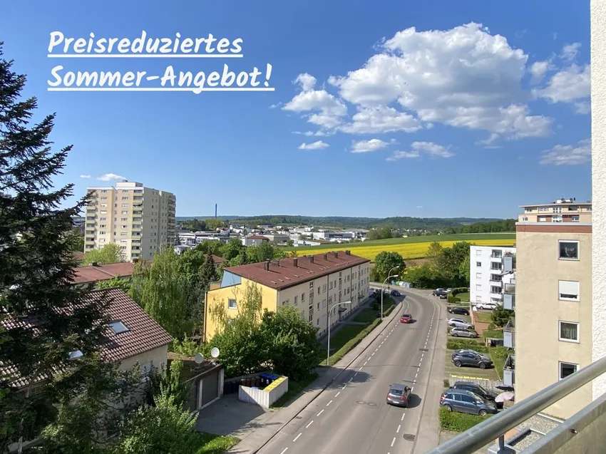 Blick vom Westbalkon ...