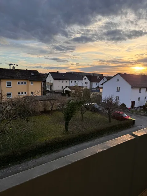 Ausblick Balkon