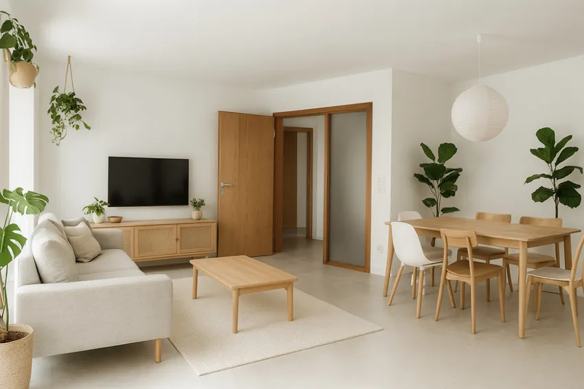 Wohn- Esszimmer Einrichtungsbeispiel 1