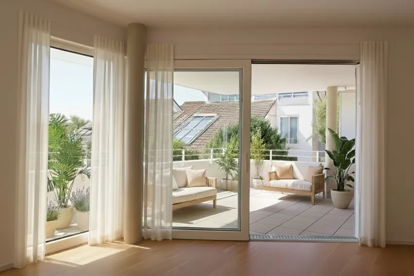 Blick zur Terrasse