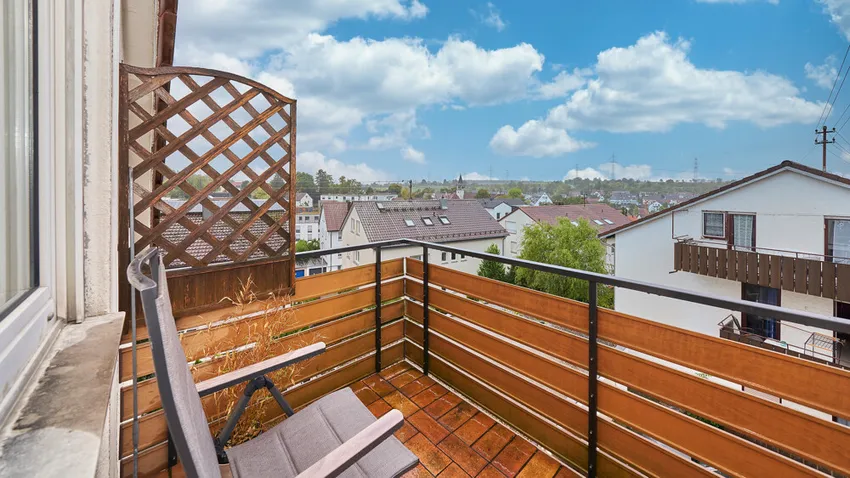 Balkon mit Fernsicht