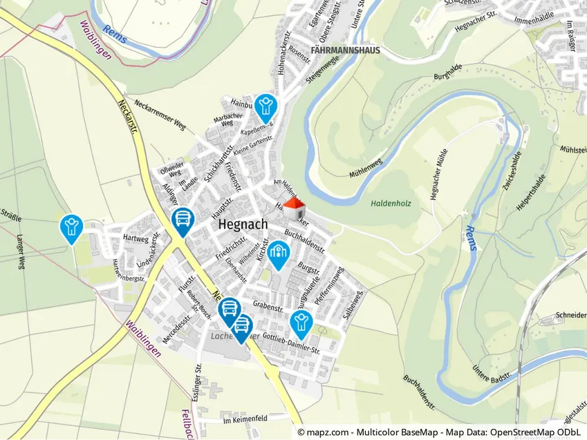 Geolyzer Kartenausschnitt