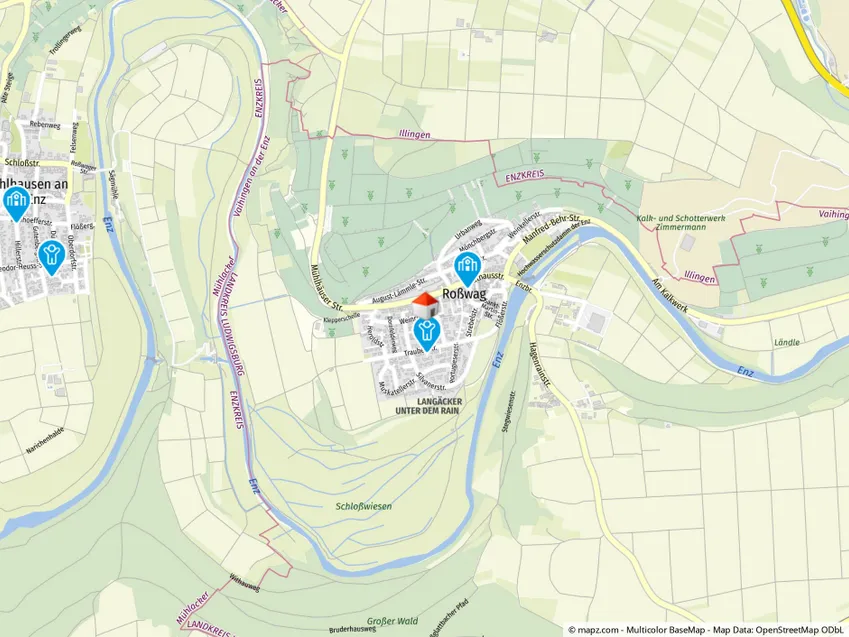 Geolyzer Kartenausschnitt