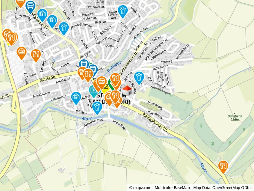 Geolyzer Kartenausschnitt