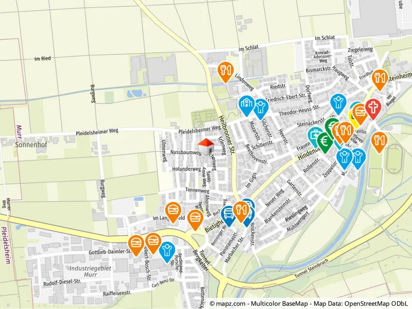 Geolyzer Kartenausschnitt